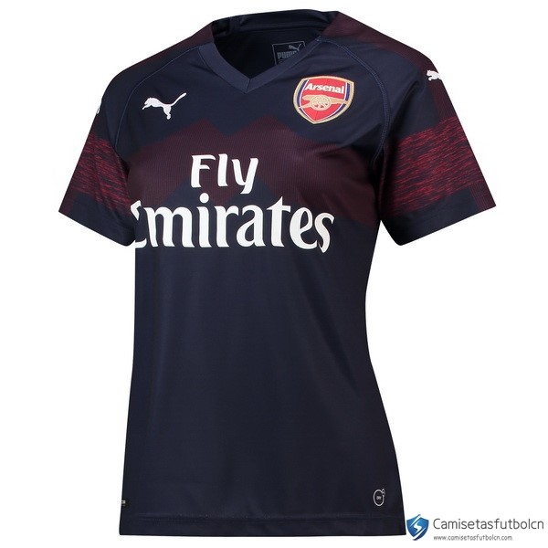 Camiseta Arsenal Segunda equipo Mujer 2018-19 Azul Marino